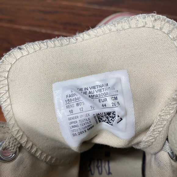 Converse Chuck Taylor All Star Natural Canvas Mens 10 - Picture 11 of 11